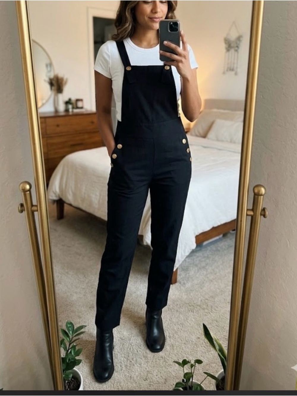 Black  jumsuit  Ideal for any occasion—wear it with sneakers ,boot or shoes